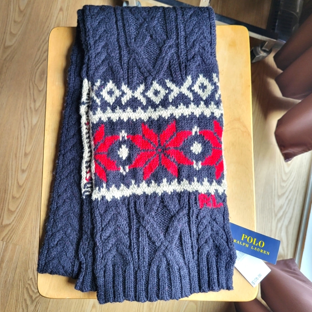 Polo Ralph Lauren Cable Knit Scarf